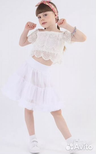 Пышная юбка из фатина