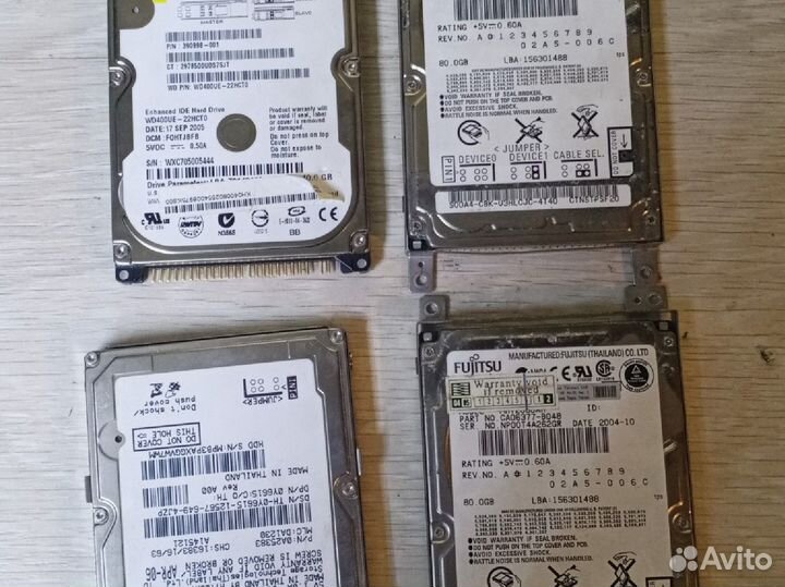 Жесткий диск для ноутбука IDE 2.5