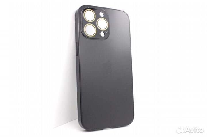 AG Glass Case на iPhone 15 Pro Max Black Titanium