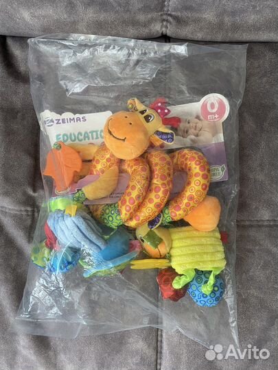 Мягкая игрушка- спиралька на кроватку/коляску