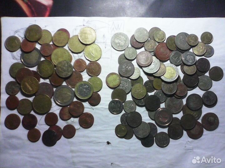Монеты разные