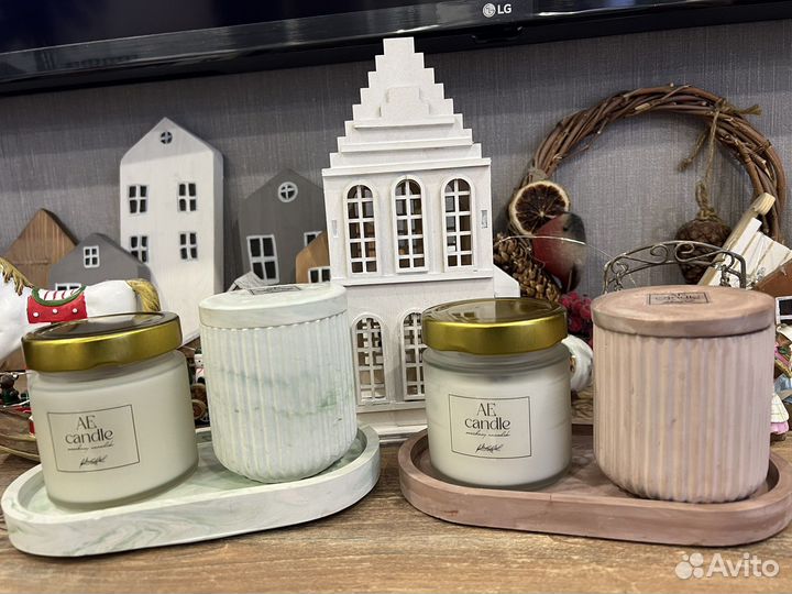 Ароматическая свеча интерьерная