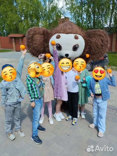 Чебушастик надувной ростовая кукла