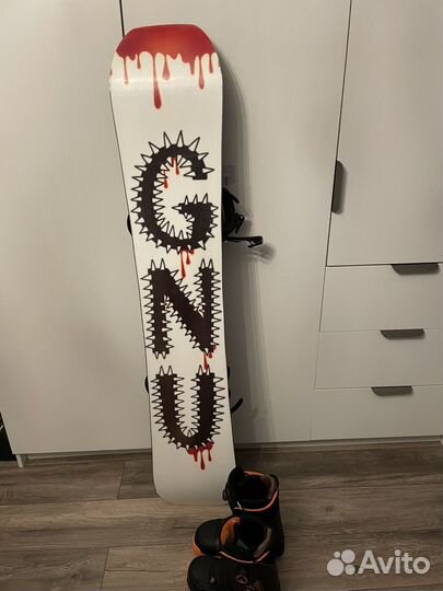 Сноуборд Gnu комплект 159
