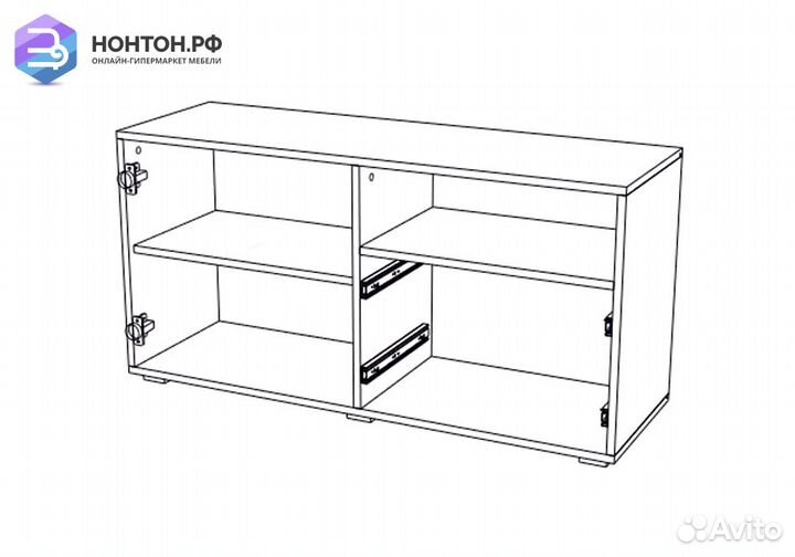 Тв-тумба Асти №5 дуб сонома / венге