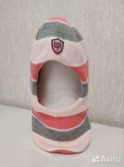 Шапка шлем зимняя для девочки