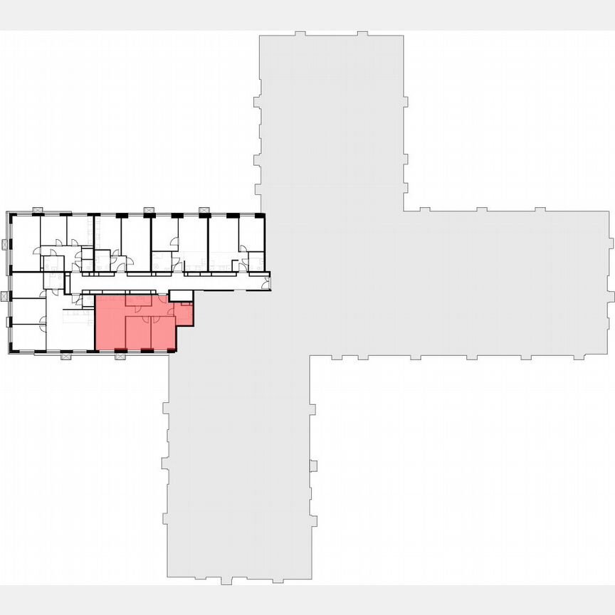 2-к. апартаменты, 60 м², 12/30 эт.
