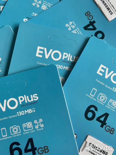 Карта памяти 64Gb Micro SD Samsung с доставкой