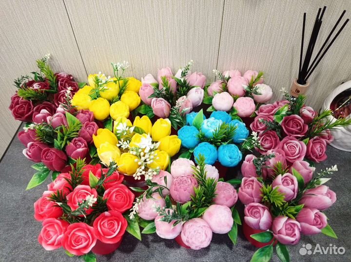 Мыльные букеты
