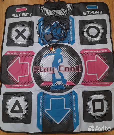 Танцевальный коврик+диск с программой для пк