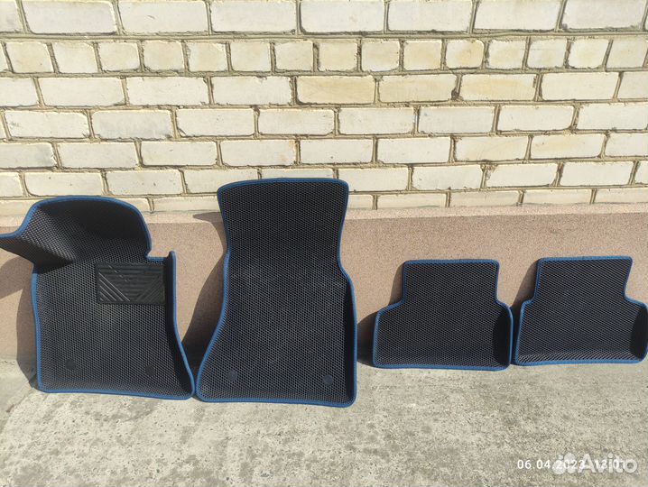 Коврики эво bmw g30 отформованные с бортиком