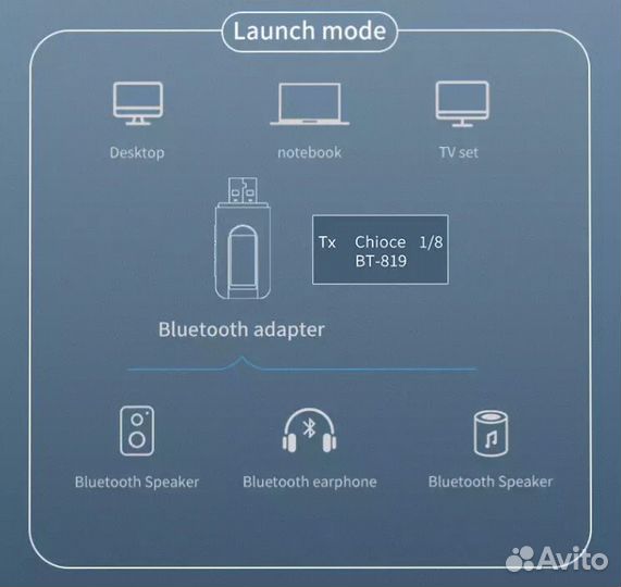 2 в 1 Bluetooth (приёмник и передатчик)