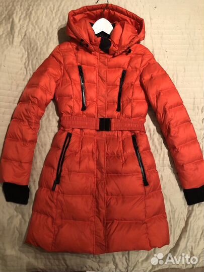 Пуховик с варежками