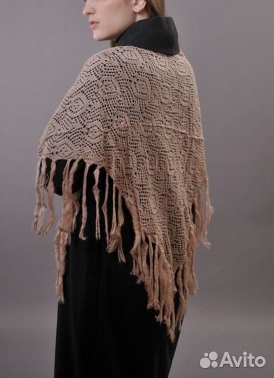 Шаль пуховая ручная работа