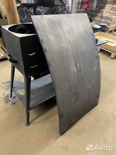 Мангал 3в1 с печью под казан 12л