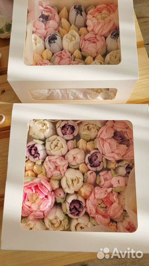 Зефирные цветы