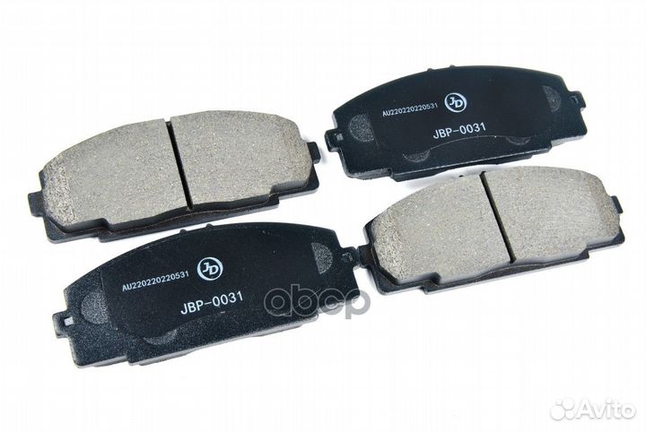 Колодки тормозные, передние D2104H JBP0031 Just