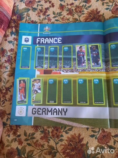 Альбом для наклеек panini euro2020