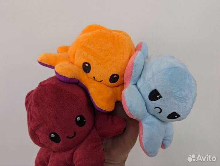 Мягкая игрушка Осьминог перевертыш