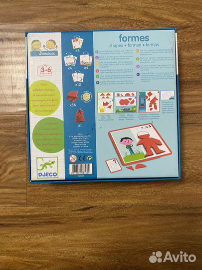 Djeco formes настольная игра