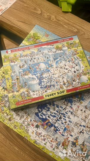 Пазл heye 1000 серия зоопарк