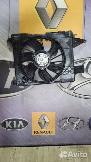 Вентилятор радиатора охлаждения двигателя диффузор