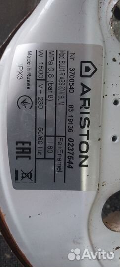 Тен от водонагревателя ariston