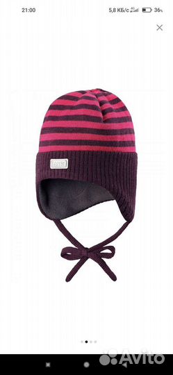 Шапочка для девочки зимняя