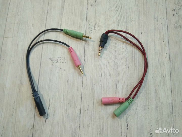 Провода аудио-видео разные