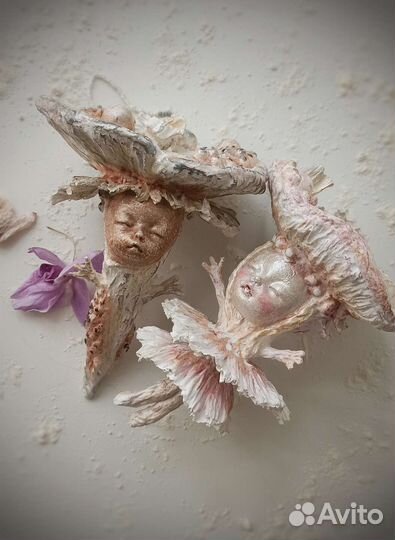 Грибок, авторская ёлочная игрушка, интерьерная