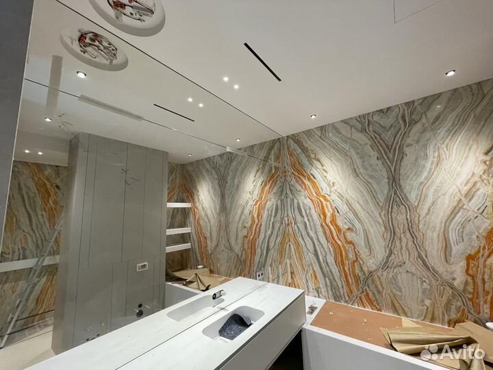 Изготовление зеркал: Установка зеркал: