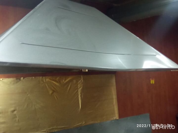 Вытяжной островной зонт нерж.ст. и выт. система