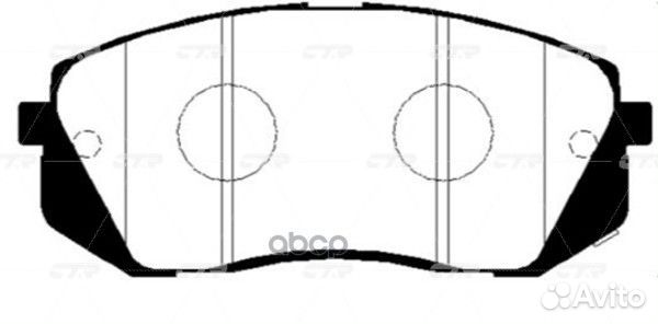 Ckkk-41 Колодки тормозные дисковые перед