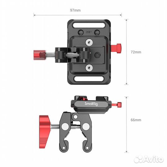 SmallRig 2989 Крепление Mini V Mount аккумулятора