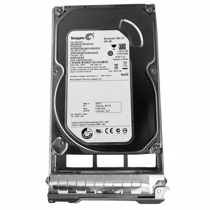 [3F0CM] Жесткий Диск Dell250gb Sata3 3,5" Hdd