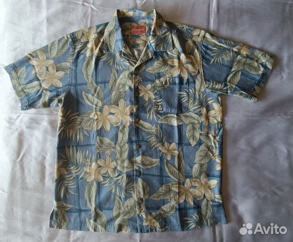Гавайская рубашка Tommy Bahama,шелк,S/M купить в Москве | Личные вещи ...