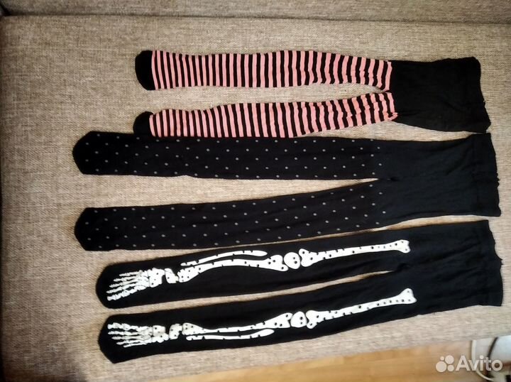 Новые колготки для вечеринки 4-10 лет