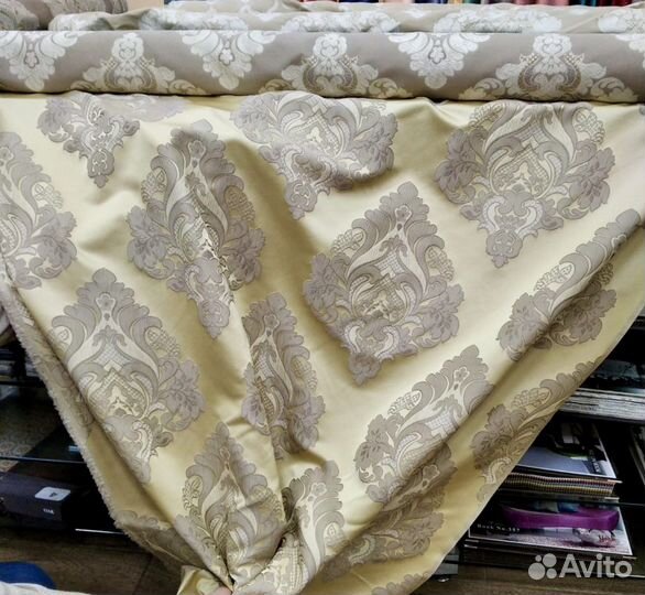 Бархат с вышивкой,жаккард,сатен, органза Италия