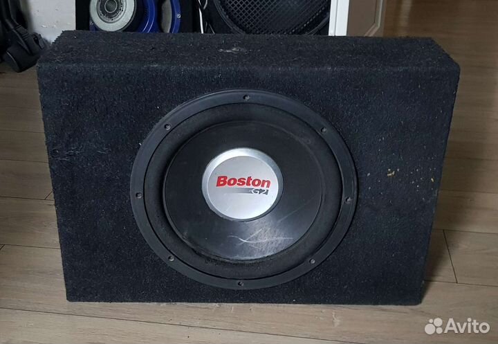 Сабвуфер Boston усилитель Ground zero