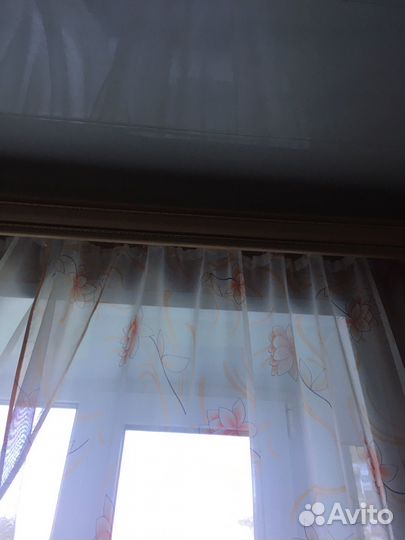 Тюль с карнизом