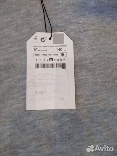 Новое платье Zara 140 размер