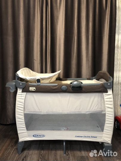 Детская кроватка манеж