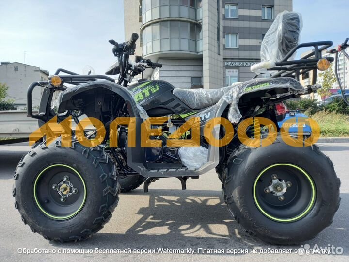 Квадроцикл взрослый rato R10 спинка/диск + шлем