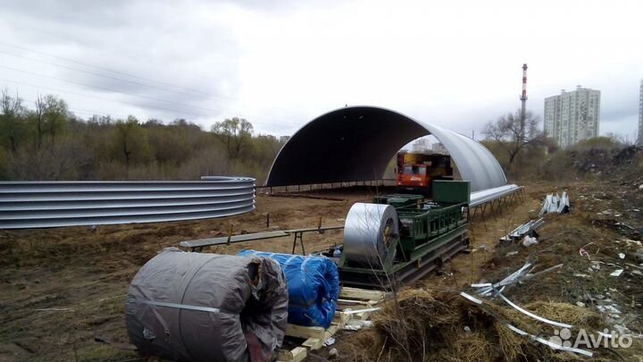 Монтаж Арочных Ангаров