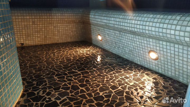 Плиточные работы, керамогранит, крупныйформат