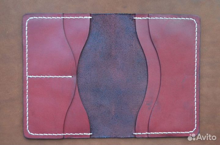 Обложка на паспорт, ручной работы