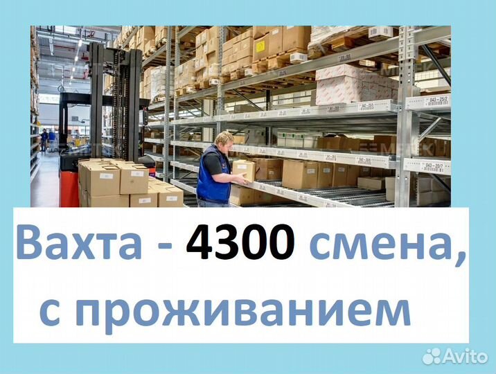 Вахта в СПб - проживание, обеды, без вычетов