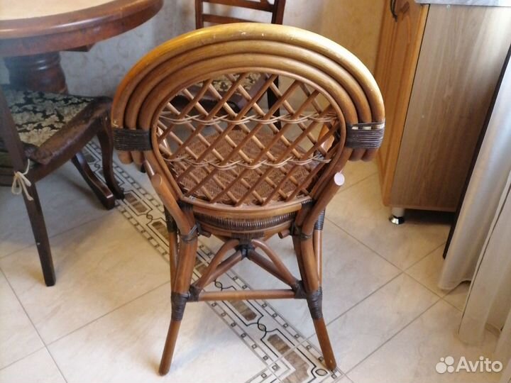 Кресло из натурального ротанга