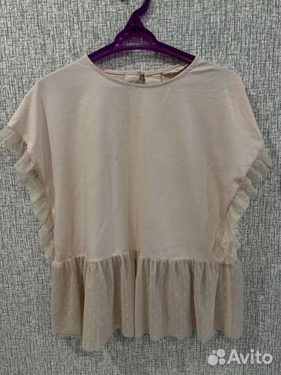 Блузка с баской