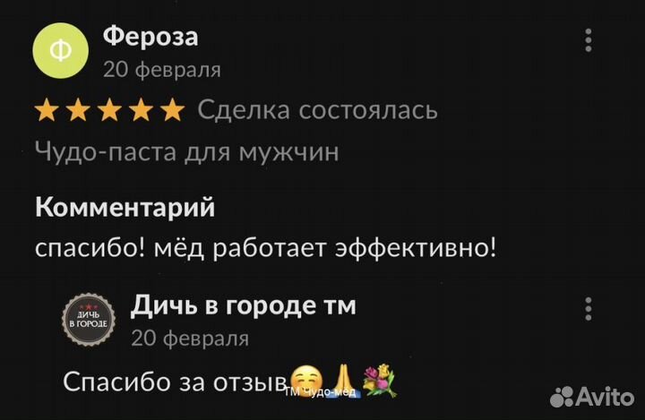 Чудо мёд для подвигов 100 мл